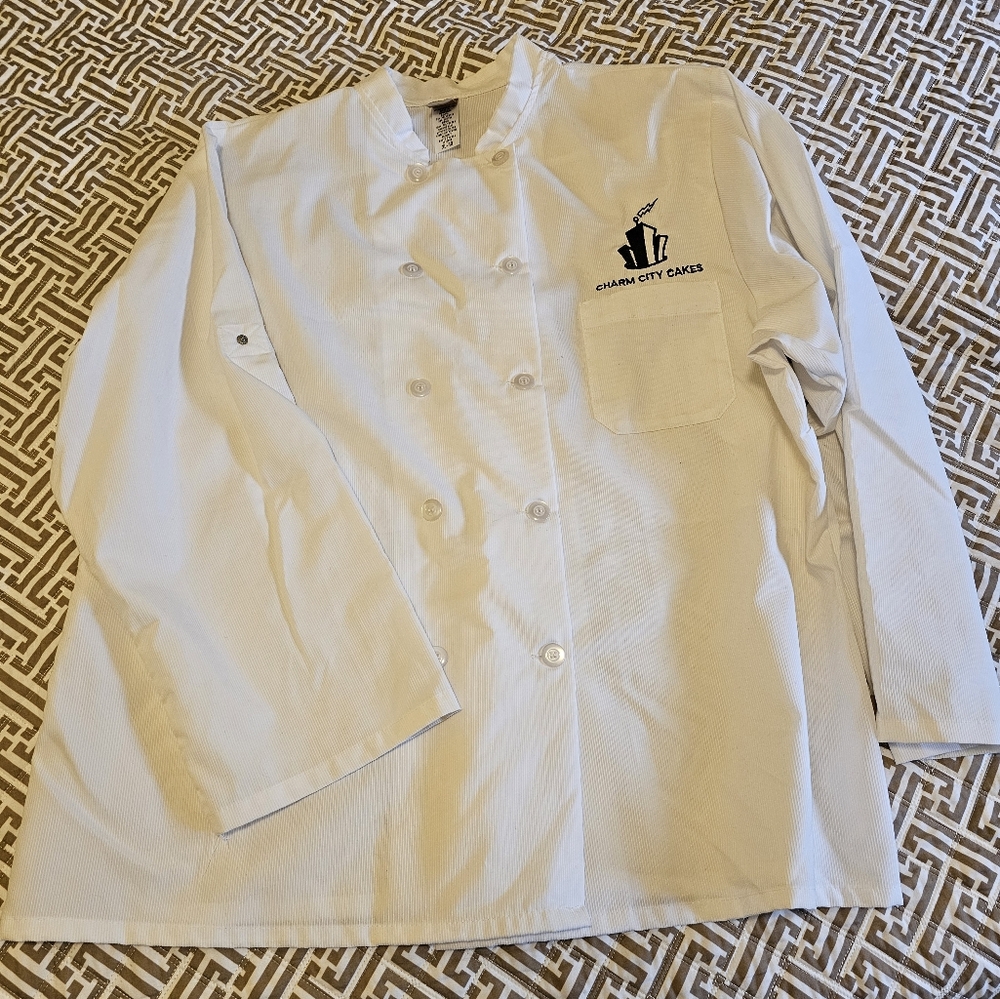 Charm City Cakes Chef Coat XL